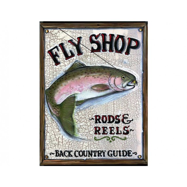 Fly Shop Sign 