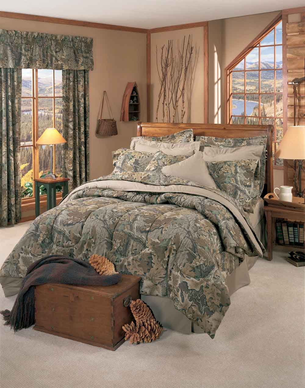 Realtree Advantage Camo Comforter Sets Cabin And Lodge Bedding