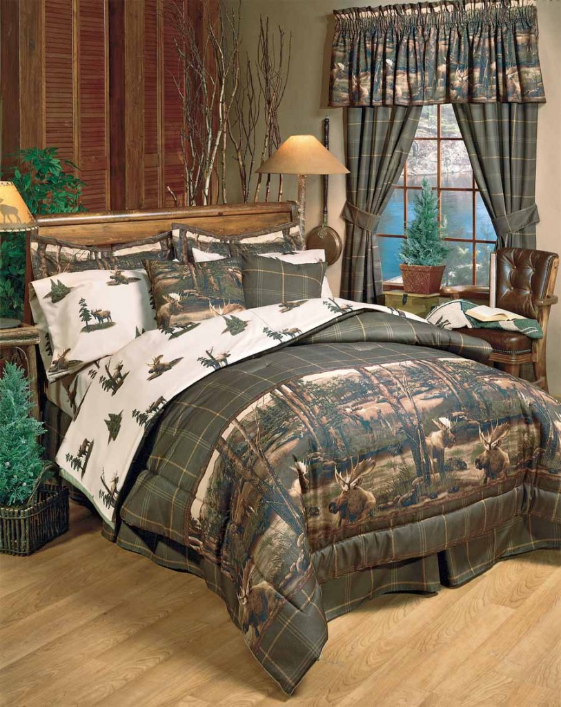 Moose Mountain Comforter Sets | Cabin and Lodge Bedding ...